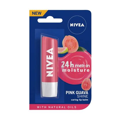 Buy NIVEA Lip Balm, Pink Guava Shine, 4.8g Online at Low Prices in ...