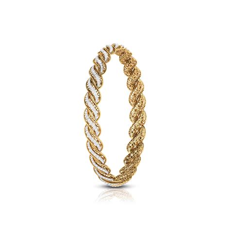 Buy Braidy Kada Bangle Online | Fiona Diamonds