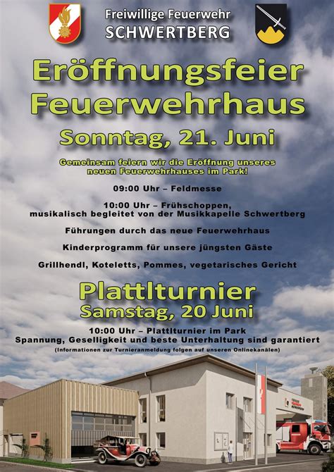 Eröffnungsfeier Feuerwehrhaus Schwertberg, Park Schwertberg, Hagenberg ...