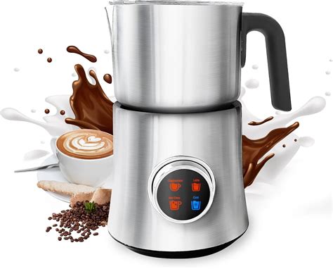 Amazon.com: Milk Frother and Steamer 4-in-1 Detachable Milk Warmer ...