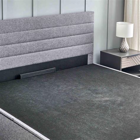 Buy Connect Planks Queen Bed with Hydraulic Storage - Grey from Home ...