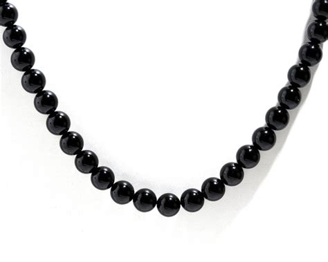 Coin Shape Black Onyx Mala – Delisha Impex