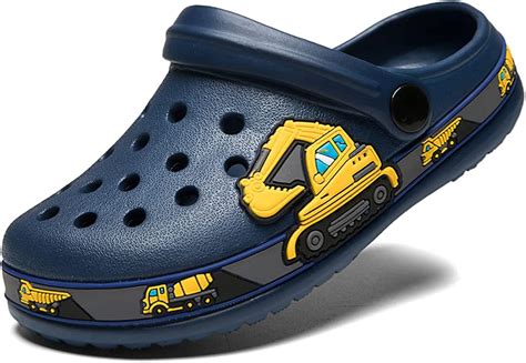 Buy FolHaoth Little Kids Clogs Cute Cartoon Boys Girls Garden Clogs ...