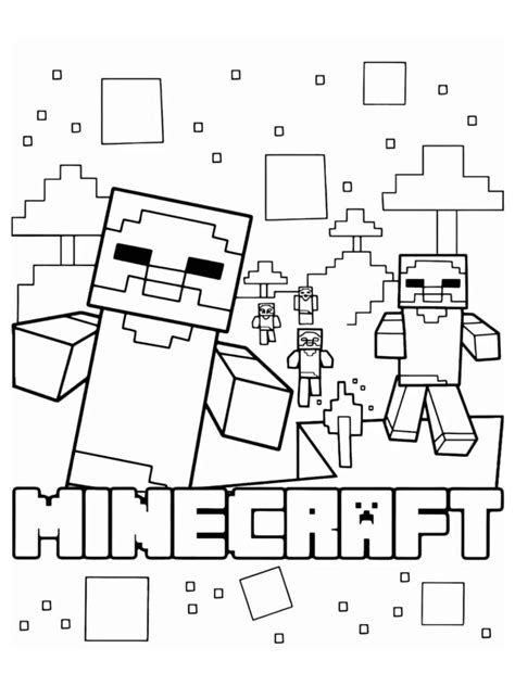 Image result for Minecraft Biomes Coloring Pages