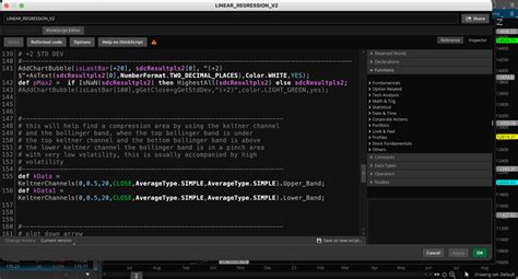 Image result for Linear Regression thinkScript