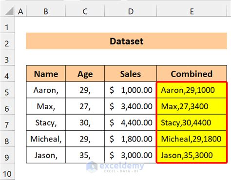 Multiple Columns into Single Column Excel 的图像结果