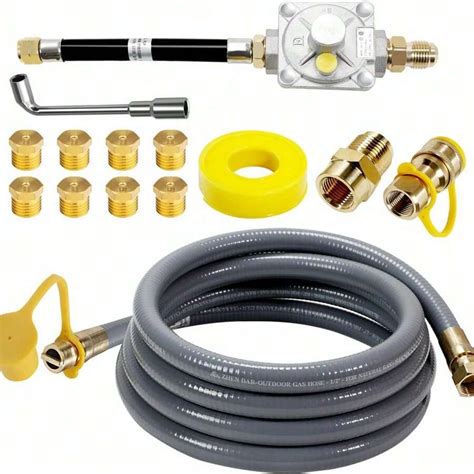 Upgraded Propane To Natural Gas Conversion Kit With Regulator & Brass ...