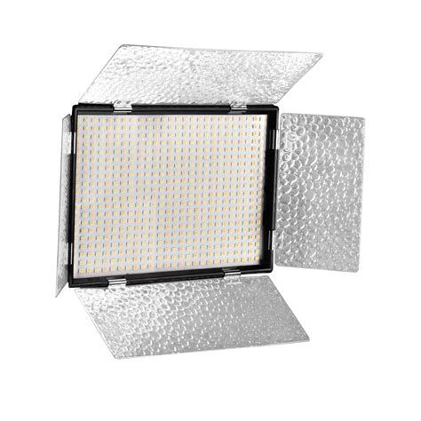 DIGITEK® (LED-D520 B) 37W LED Video Light with Barn Door, Dual Color ...