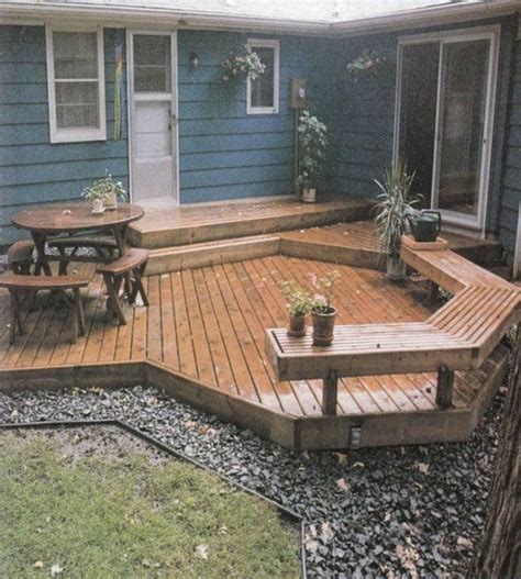 Wood Deck And Patio Ideas at Mae Kimbrell blog