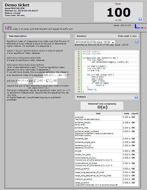 Image result for Codility Test Examples