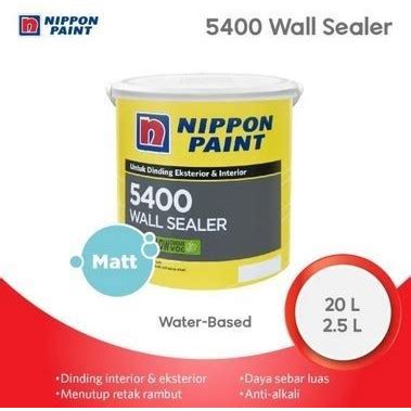 Jual Nippon Paint 5400 WALL SEALER / Cat Dasar Tembok Interior ...