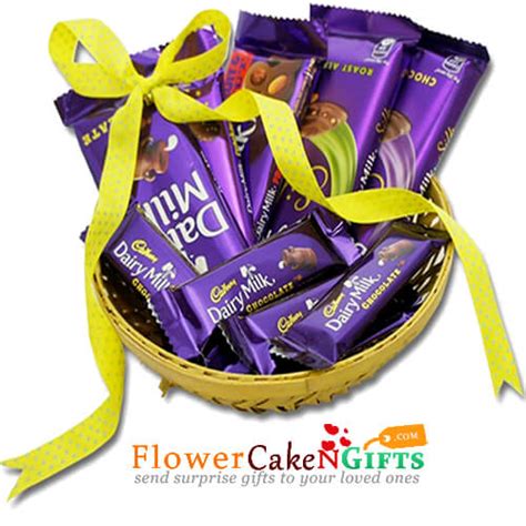 Send Online dairy milk gift hamper Order Delivery | flowercakengifts
