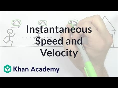 Average and Instantaneous Speed and Velocity Video Lecture - Physics ...