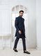 Navy Blue Embellished Bandhgala – Darshika Menswear