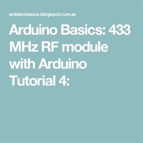 Image result for How to Ise RF Module with Arduino Uno R3