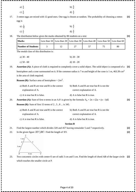 CBSE 10th Maths Previous Year Question Paper PDFs With Solutions 2024 ...