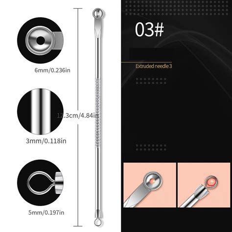Ultimate 4-Pc Stainless Steel Blackhead Removal Set: Deep Cleansing For ...