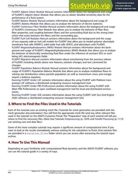 Image result for ANSYS Fluent Tutorial Guide