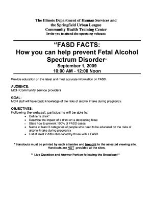 Fillable Online FASD FACTS: How you can help prevent Fetal Alcohol ...