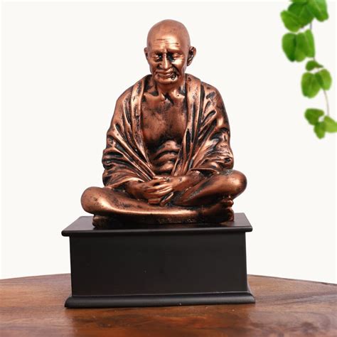 Buy INTERNATIONAL GIFT® Black Resin Mahatma Gandhi Statue | Showpiece ...