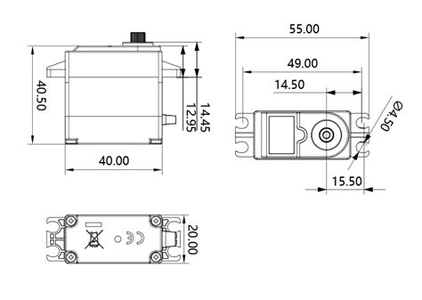 Image result for Arduino Servo Dimensions