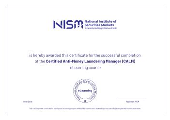 Certified Anti-Money Laundering Manager (CALM)