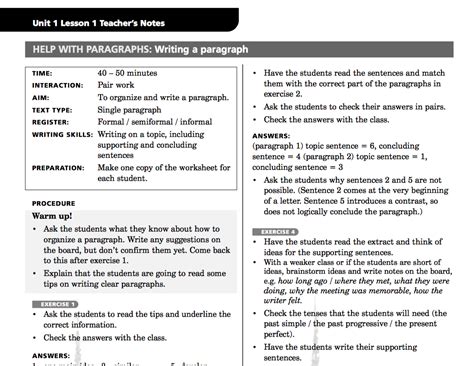 Image result for Paragraph Writing Lesson Plan