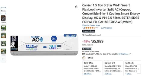 Top 5 ACs Under Rs 50,000: Beat The Heat With These Perfect ACs For ...
