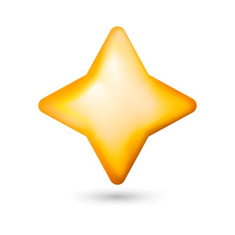 3d Twinkle Star, Twinkle Star, 4 Pointed Star, Bright Light PNG and ...