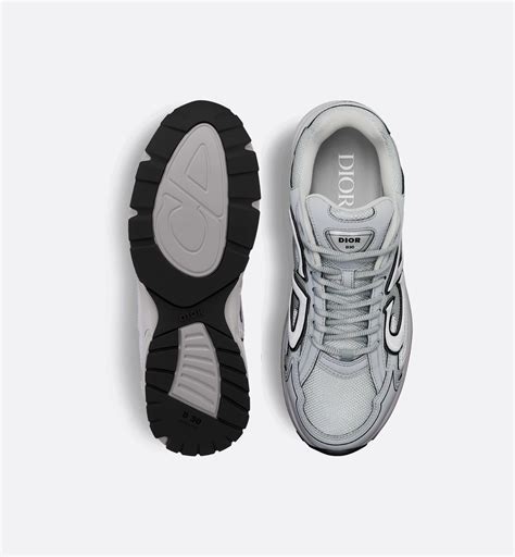 B30 Countdown Sneaker Dior Gray Mesh and Dior Gray Technical Fabric | DIOR