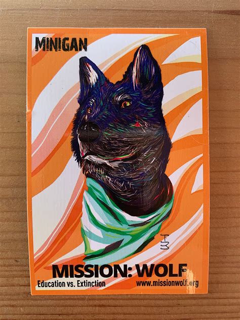 Minigan Sticker – Mission: Wolf Store