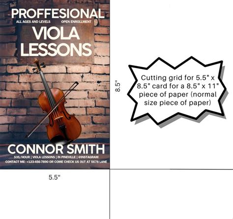 Image result for Lesson Flyer Viola