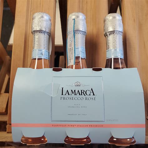 La Marca Prosecco Rose 187ml 3 Pack – Top Shelf Liquor Ithaca