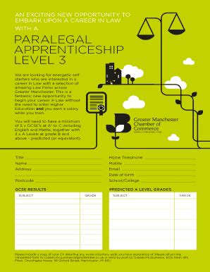 Fillable Online connexions-trafford co GMCC Paralegal Form DIGITAL Fax ...