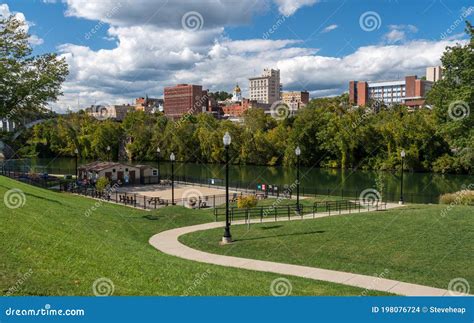 Panorama of the City of Fairmont in West Virginia Taken from Palantine ...