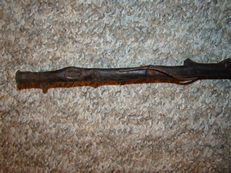 Antique 36" Folk Art Irish Blackthorn TWISTED BRANCHES SHILLELAGH ...