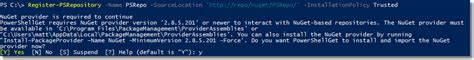 Install NuGet PowerShell 的图像结果