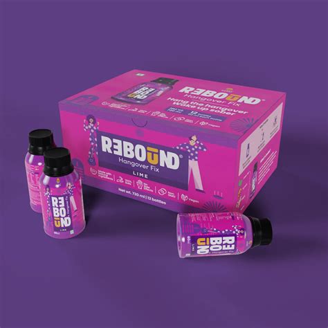 Rebound - 100% Natural Hangover Fix Drink | Rebound