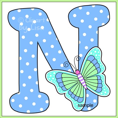 Printable Individual Alphabet Letter Alphabet Clipart