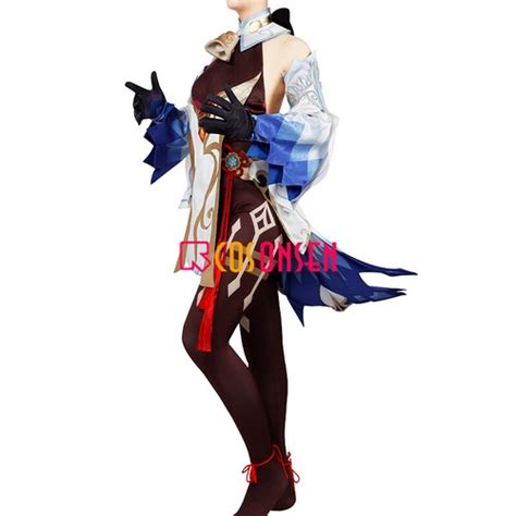Buy Genshin Impact Ganyu Cosplay Costume Full Set Custom Made Online at ...