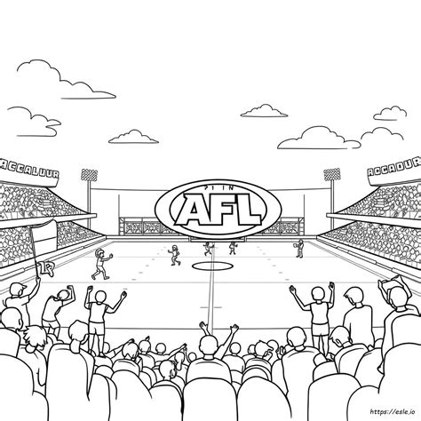 Image result for AFL Colouring Pages