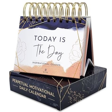 Motivational Calendar - Daily Flip Calendar with Inspirational Quotes ...