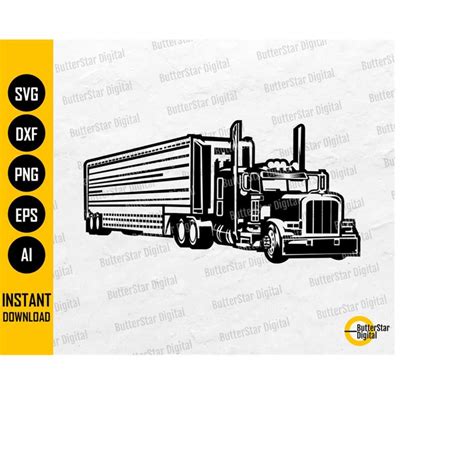 Cattle Truck SVG | Trucker Svg | Semi Truck Vinyl Decals Gra - Inspire ...