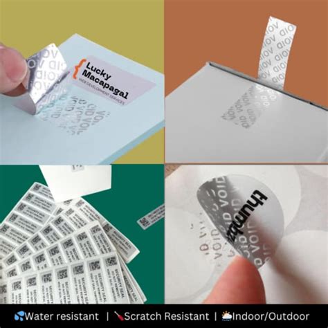 Custom Warranty Void Labels | Anti-Tamper Security Seals