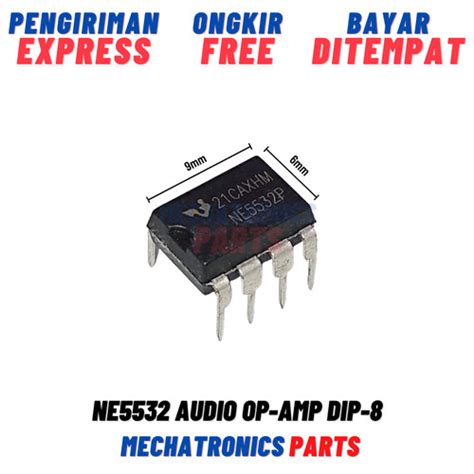 Jual NE5532 AUDIO OP-AMP DIP-8 - Kota Bandung - Mechatronics Store ...