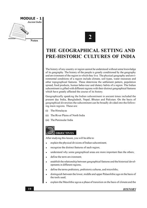 History Book history india L01 - Ancient India THE GEOGRAPHICAL SETTING ...