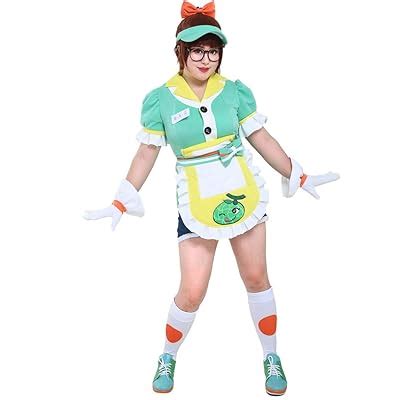 Buy Cosplay.fm Womens Honeydew Melon Mei Ling Zhou Cosplay Costume ...
