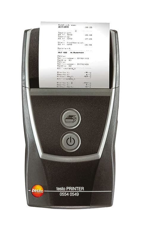 0554 0549 Testo | Testo Combustion Gas Analyser Printer, ±20 ppm (0 to ...