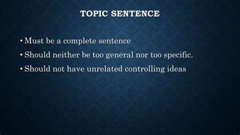 Writing Topic Sentences 的图像结果