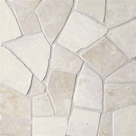 Terrazzo Crema Marfil Blend Stone Mosaic - Default Title - Artsaics ...